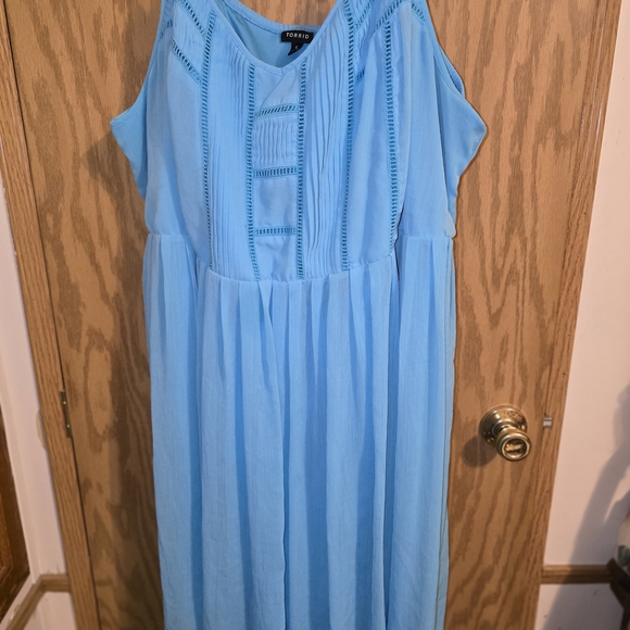 Torrid Women's Blue Dress - Picture 8 of 10